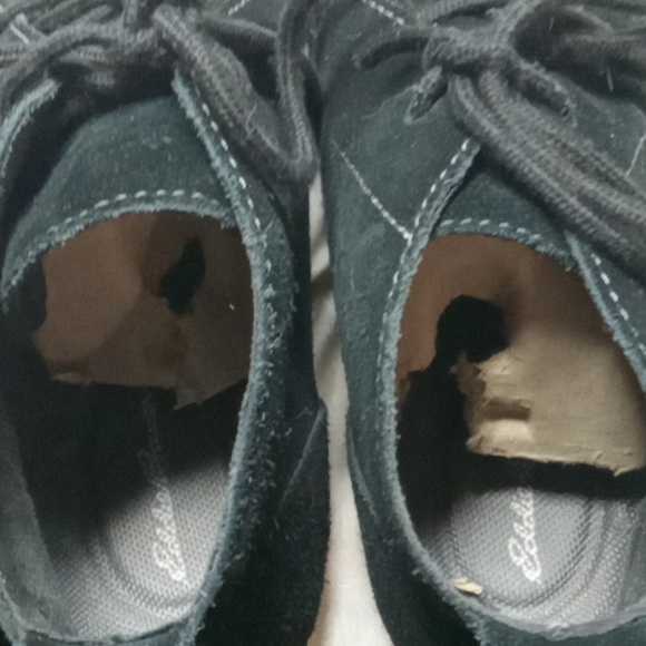 Eddie bauer black suede mocassin shoes - Picture 7 of 7